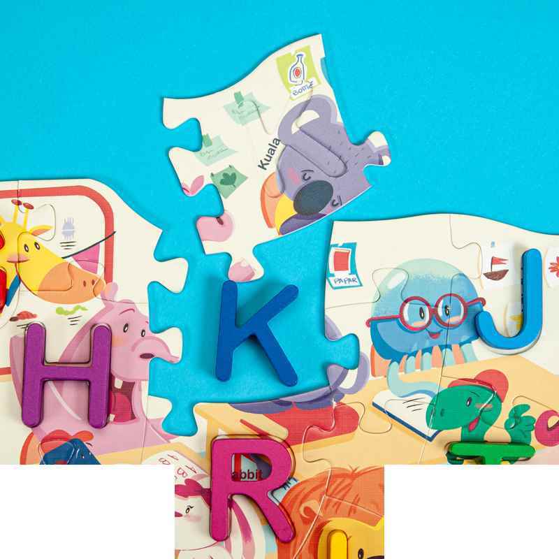 پازل آموزشی کیدفنز مدل الفبای انگلیسی  Alphabet کد 2410